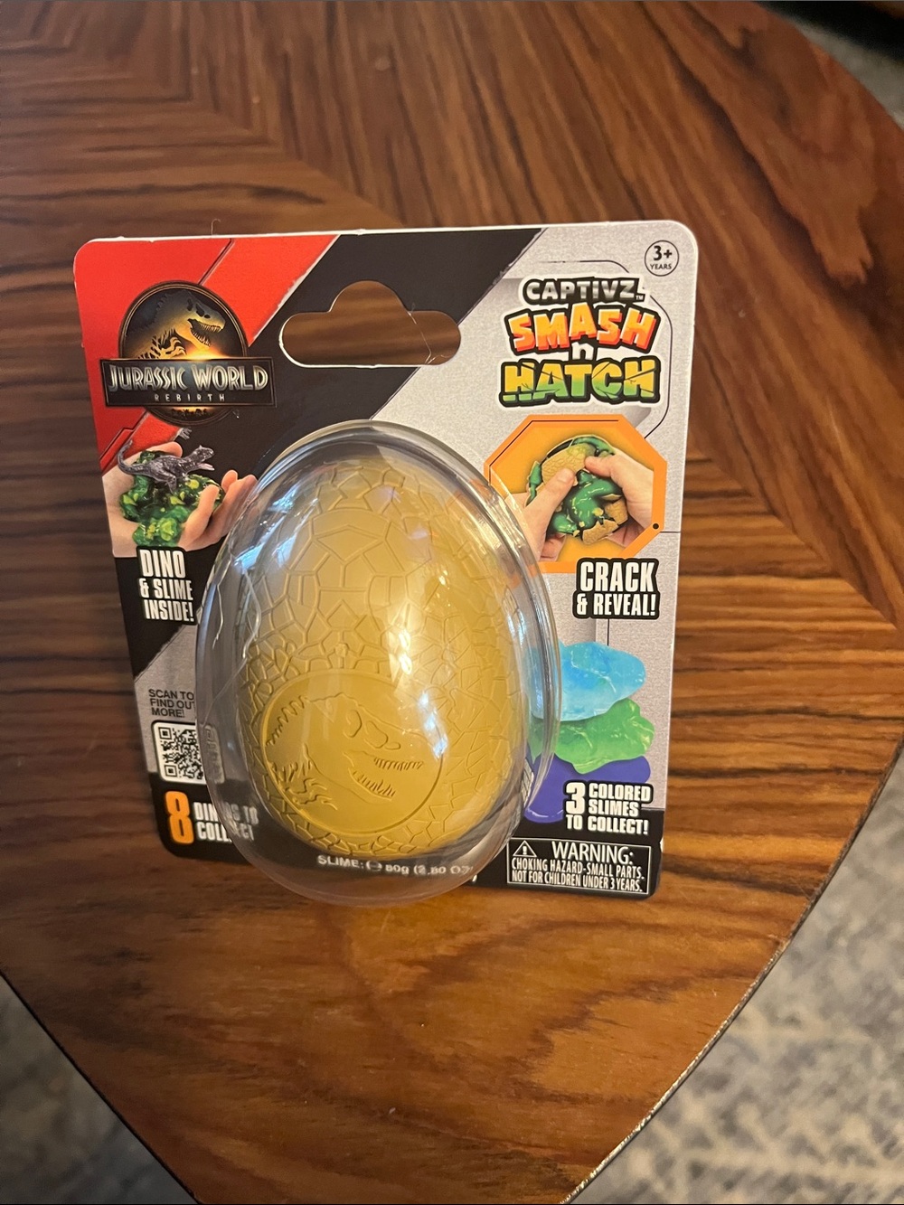 Jurassic World Gold Dino Egg with Green Slime